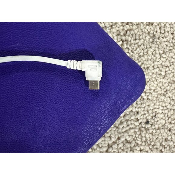 MightyPurse Charge On The Go Purple Wristlet Built-In Smartphone Charger Tassel - Picture 6 of 8